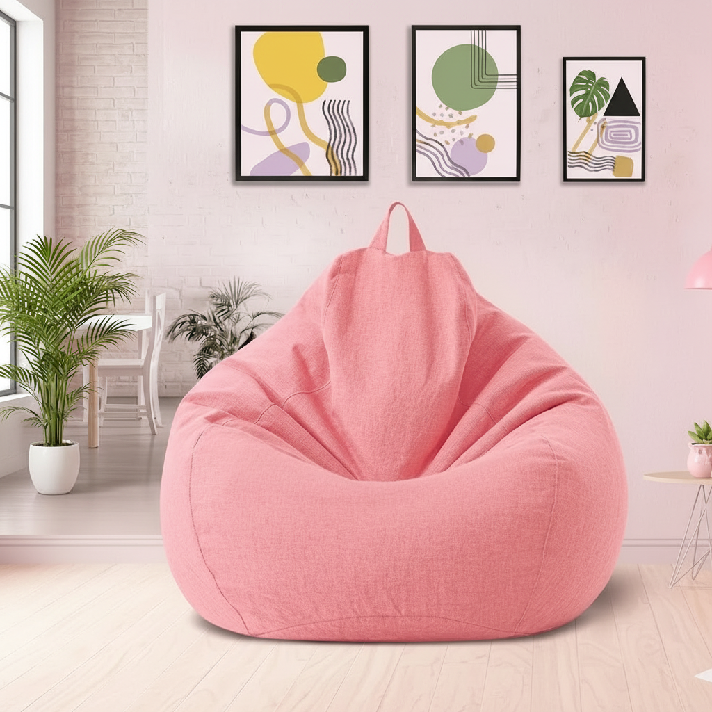 Pink Bean Bag Lifestyle
