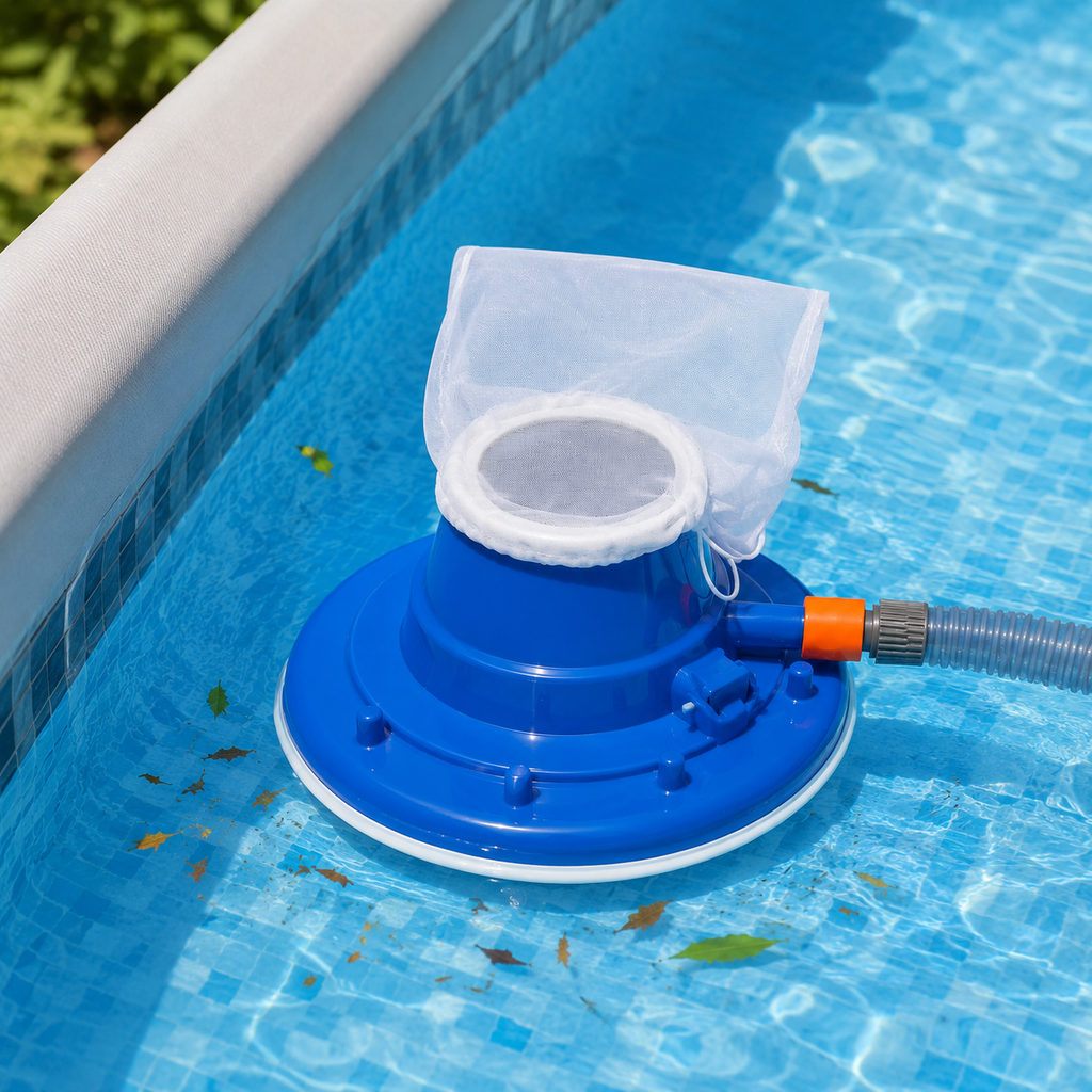 Pool Vacuum Cleaner – Chemical-Free Suction Head for In-Ground & Above-Ground Pools
