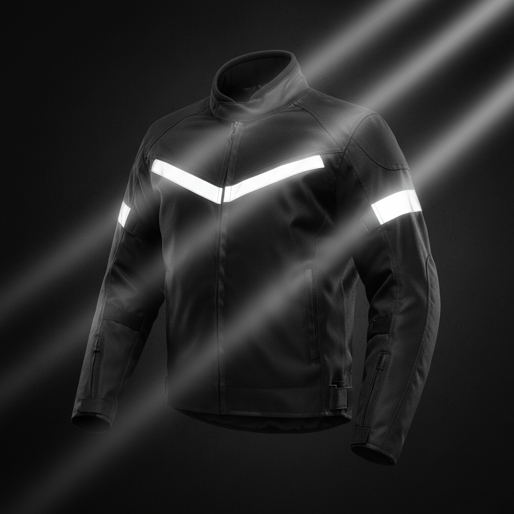 Reflective Strips Close-up