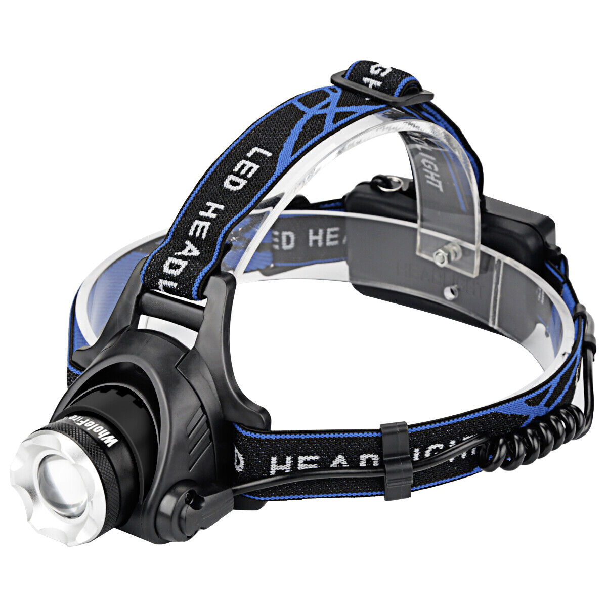Zoomable LED Headlamp – Rechargeable, Waterproof Outdoor Light