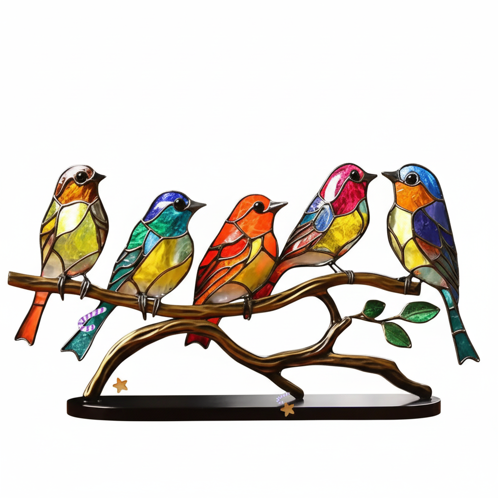 Single Bird – White BG