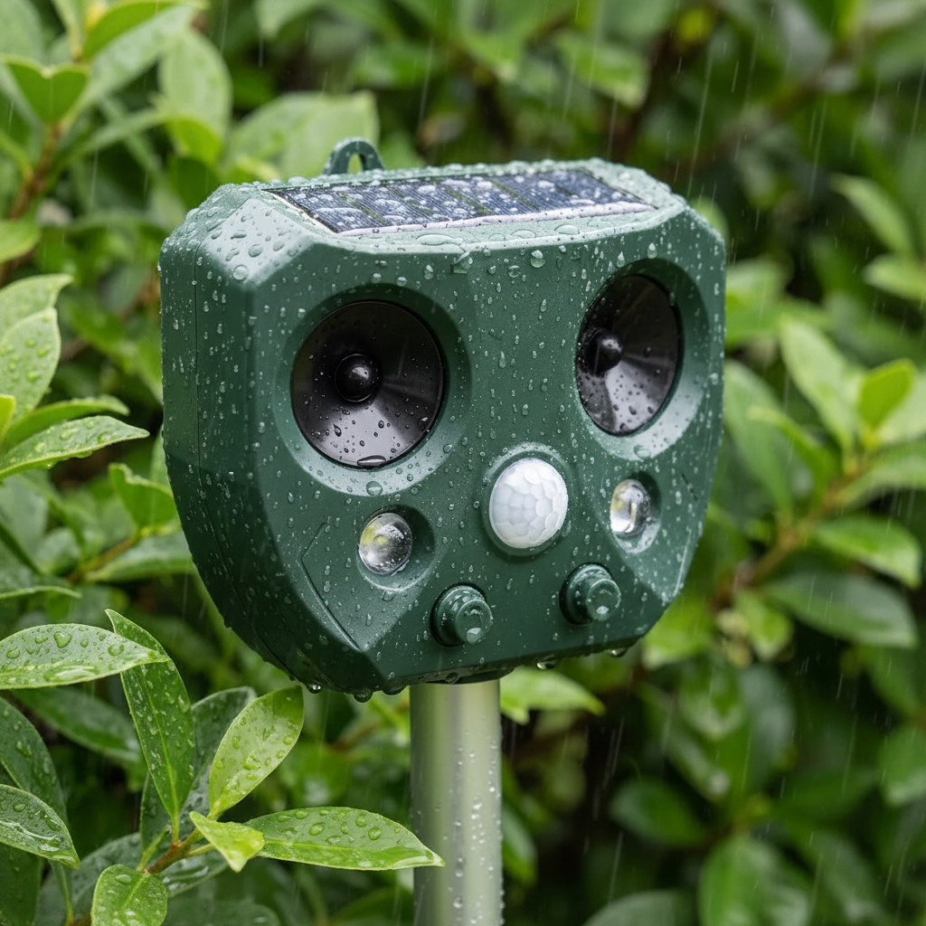 Solar Animal Repeller Zoomed Out