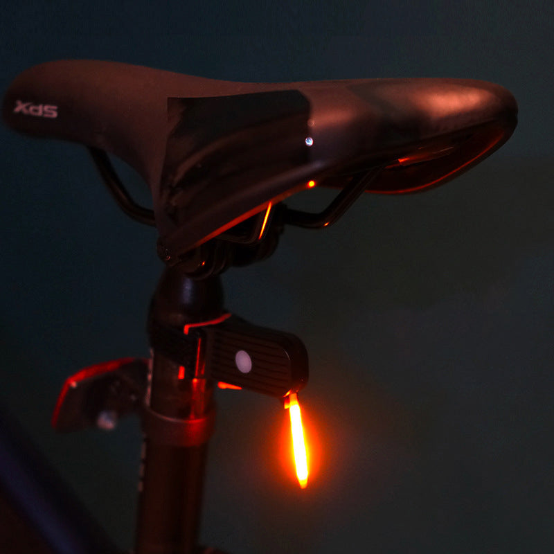 LED Bike Tail Light – Rechargeable Bicycle Rear Light, 6 Colors