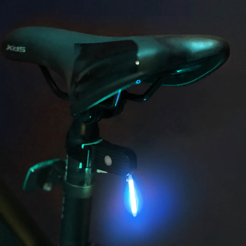 LED Bike Tail Light – Rechargeable Bicycle Rear Light, 6 Colors
