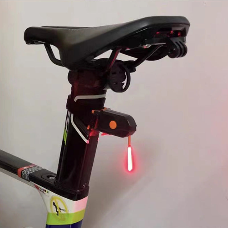 LED Bike Tail Light – Rechargeable Bicycle Rear Light, 6 Colors