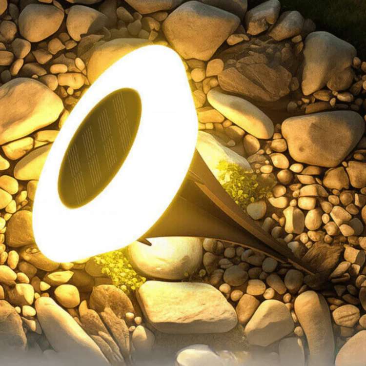 Solar Ground Lights Outdoor – LED Pathway Garden Lights | IP68 Pack