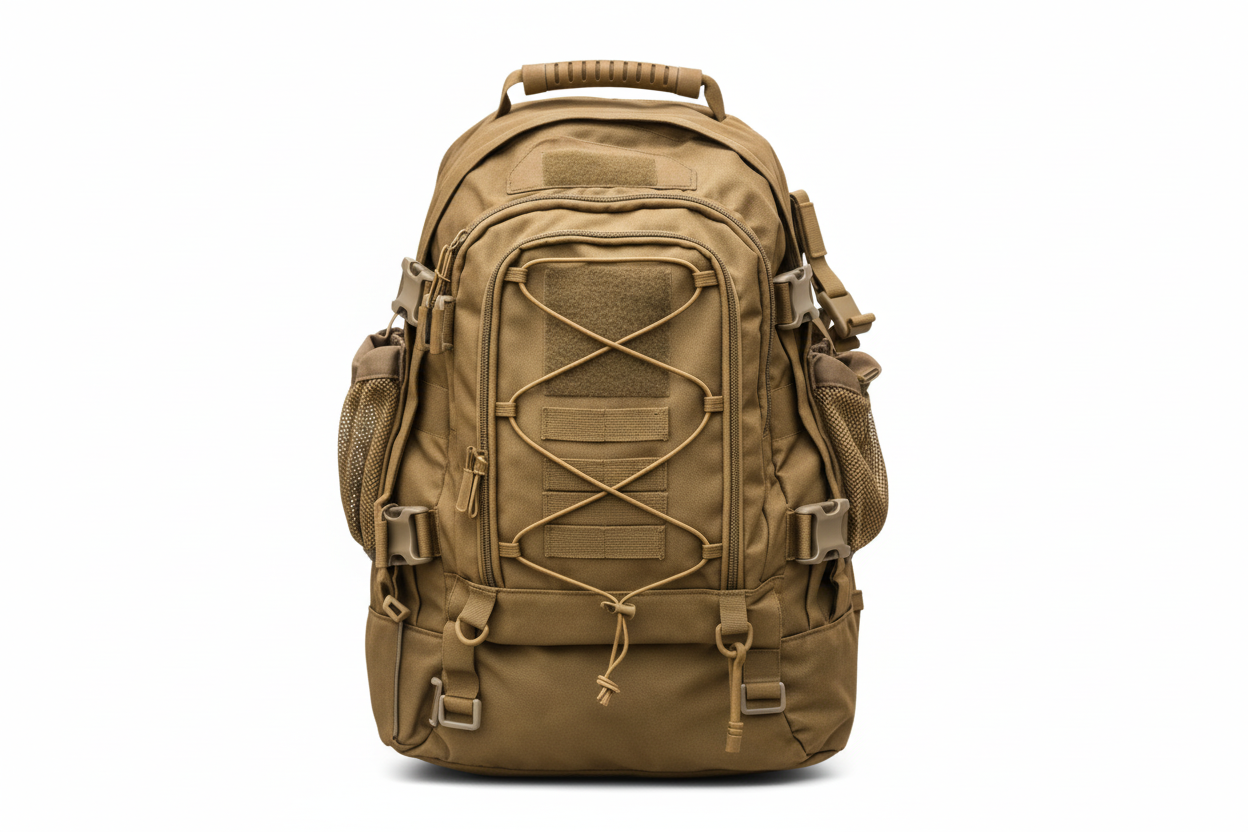 Tactical backpack - front face view