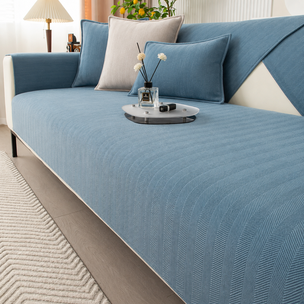 Sofa Cover – Non-Slip Washable Chenille Couch Protector
