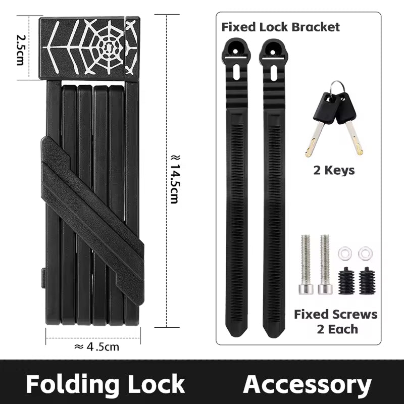 Bike Lock – Folding Anti-Theft Bicycle Lock | Portable Cycle Lock