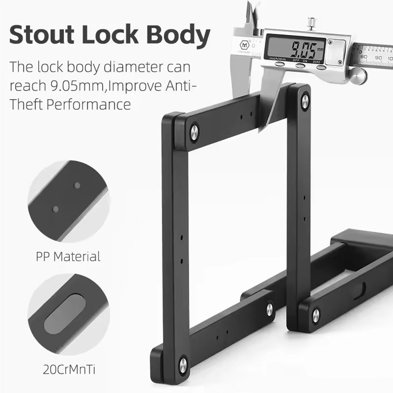 Bike Lock – Folding Anti-Theft Bicycle Lock | Portable Cycle Lock
