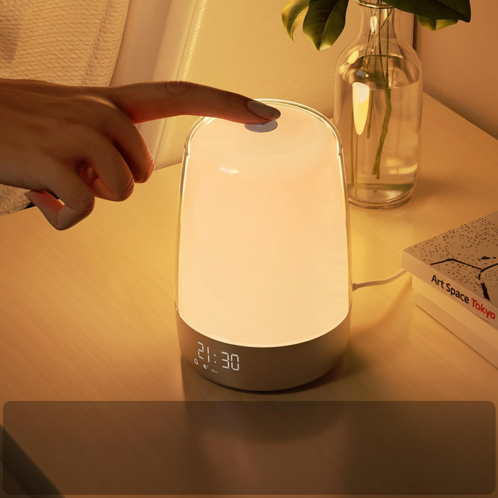 Wake Up Light Hand Tap