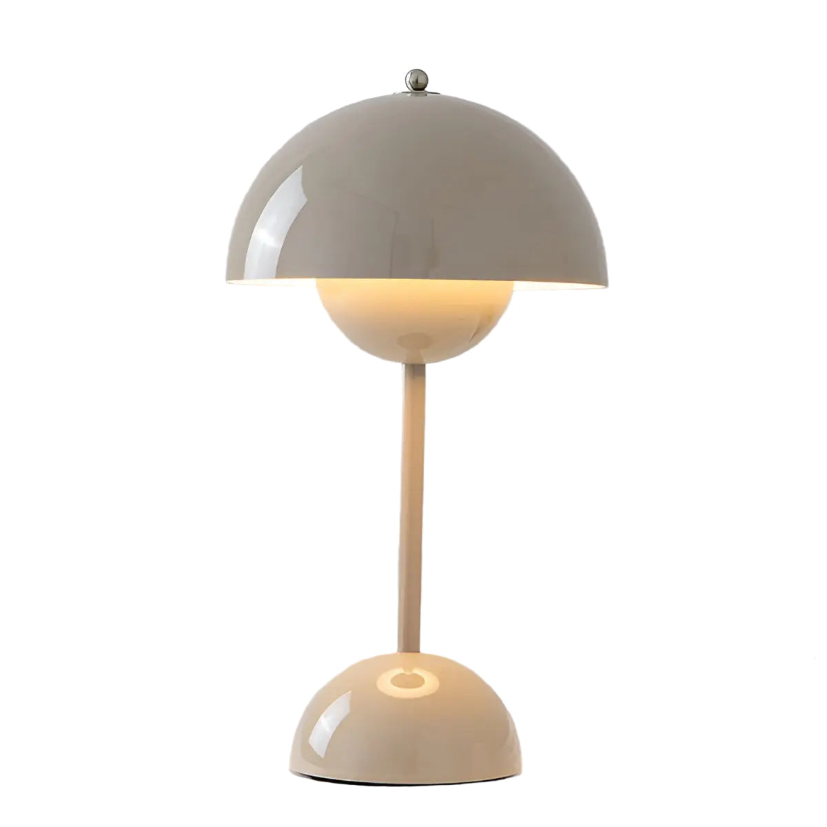 Scandinavian Mushroom Flower Table Lamp – Minimalist Nordic Wood Decor