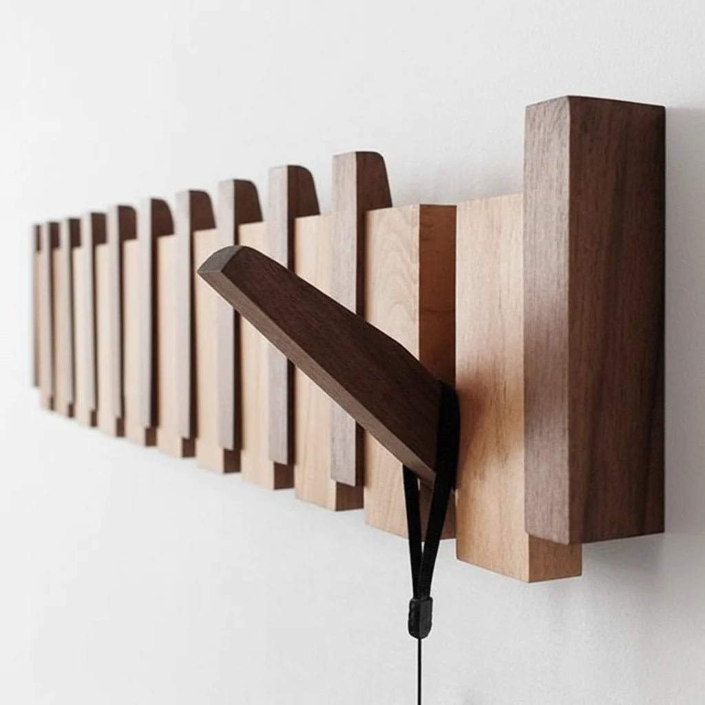 Wall Mounted Coat Rack – Wood Wall Hook Rack