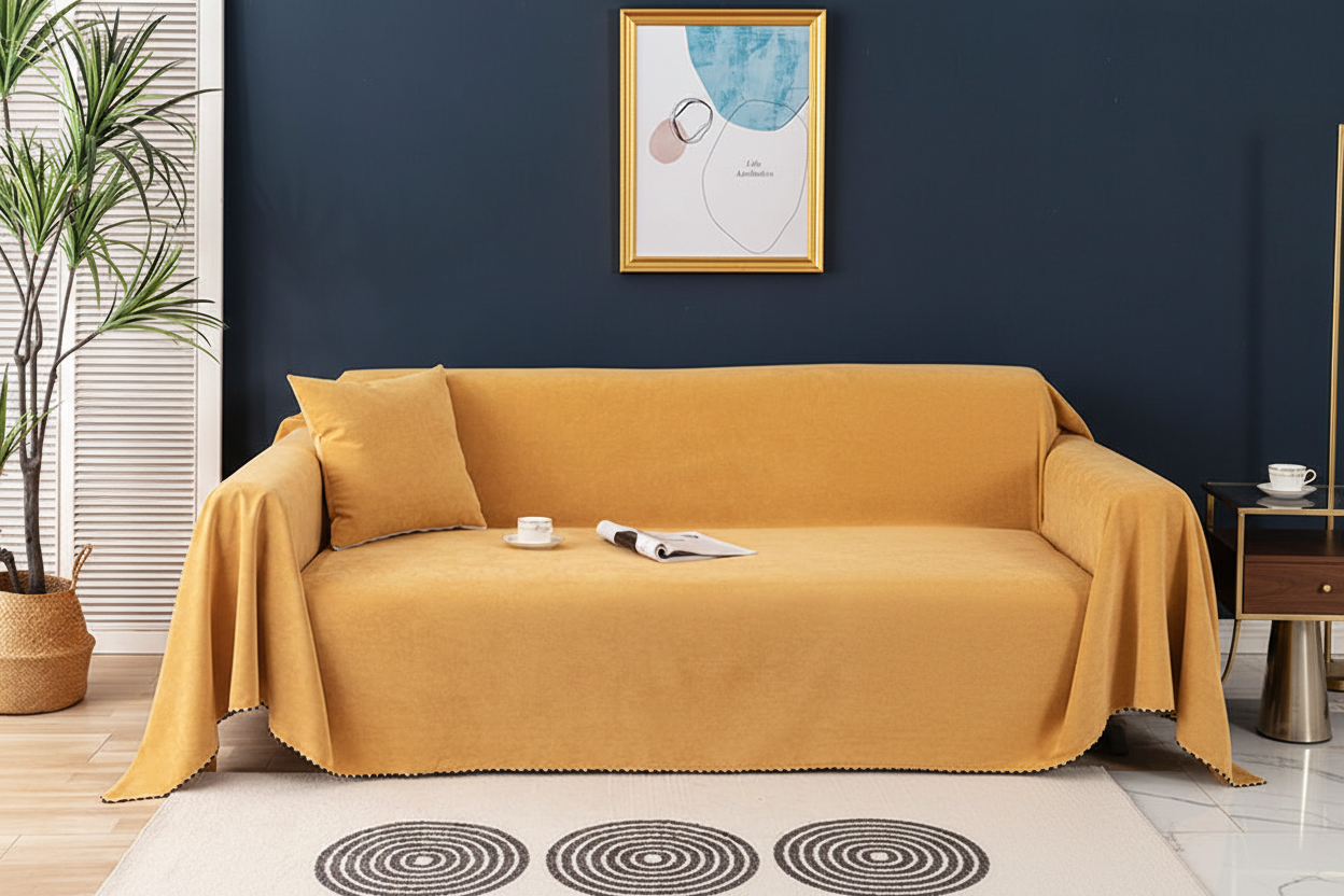 Yellow Sofa Luxury Apartment